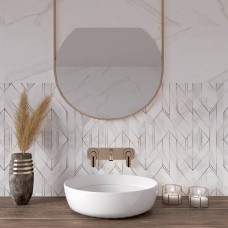 Плитка Ceramica Deseo N.Dc.Lengo White 33,3x55 см декор