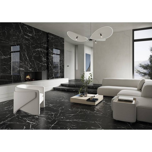 Керамограніт Cerrad Gres Marmo Morocco Black Rect 79,7х159,7 см