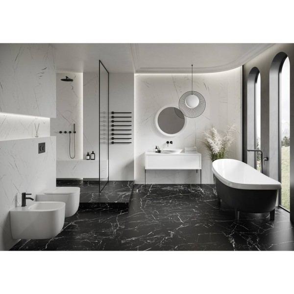 Керамограніт Cerrad Gres Marmo Morocco Black Rect 79,7x79,7 см
