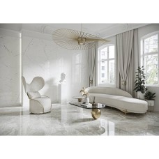 Керамограніт Cerrad Gres Marmo Thassos White Poler 79,7х159,7 см