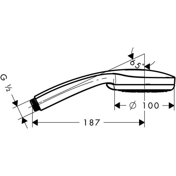 Ручний душ Hansgrohe Croma 28535000