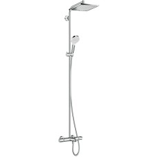 Душова система Hansgrohe Crometta Showerpipe 27298000 з термостатом