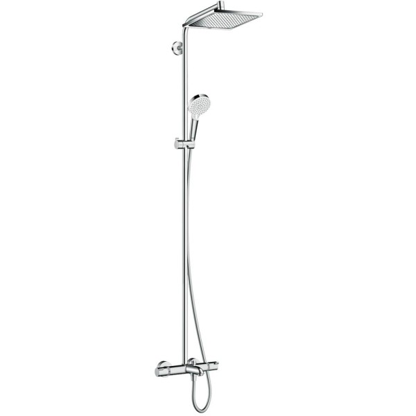 Душова система Hansgrohe Crometta Showerpipe 27298000 з термостатом