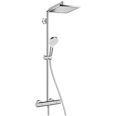 Душова система Hansgrohe Crometta 27271000 E 240 1jet Showerpipe з термостатом