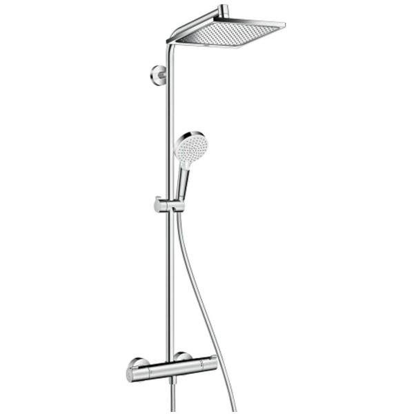 Душова система Hansgrohe Crometta 27271000 E 240 1jet Showerpipe з термостатом