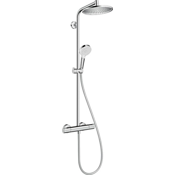 Душова система Hansgrohe Crometta 27267000 S 240 1jet Showerpipe з термостатом