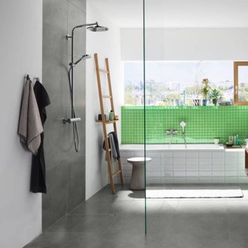 Душова система Hansgrohe Crometta 27267000 S 240 1jet Showerpipe з термостатом