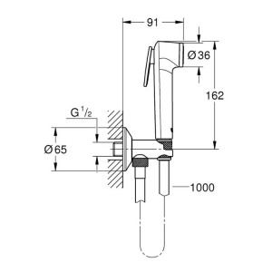 Гігієнічний душ Grohe Tempesta-F 26358000
