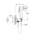 Гігієнічний душ Grohe Bau Flow UA12164600 зі змішувачем Гігієнічний душ Grohe Bau Flow UA12164600 зі змішувачем