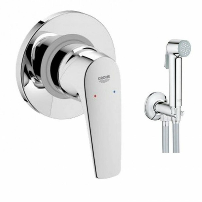 Гігієнічний душ Grohe Bau Flow UA12164600 зі змішувачем