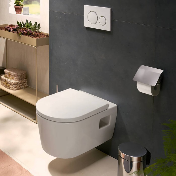 Тримач для туалетного паперу Hansgrohe AddStoris 41753000 з кришкою хром