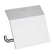 Тримач для туалетного паперу Hansgrohe AddStoris 41753000 з кришкою хром