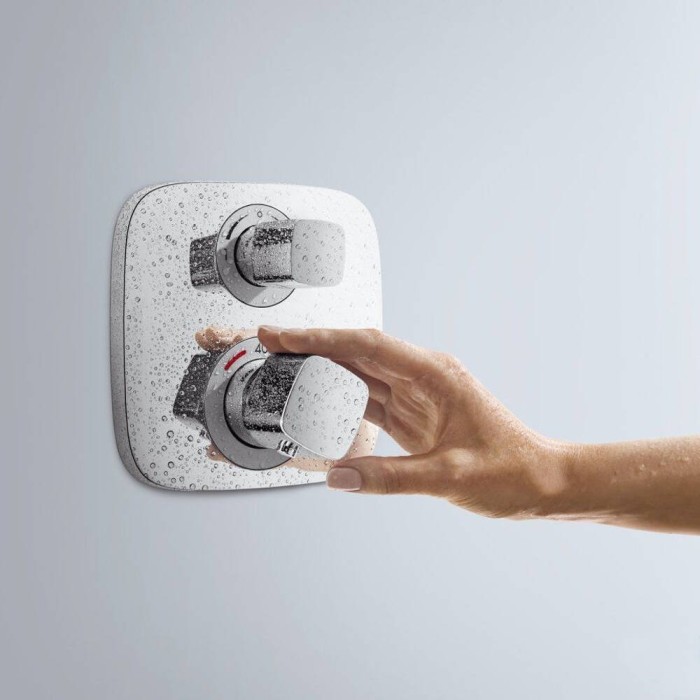 Змішувач прихованого монтажу для ванни/душу Hansgrohe Ecostat E 15708000 з термостатом