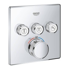 Змішувач прихованого монтажу Grohe Grohtherm SmartControl 29126000 з термостатом (зовнішня частина)
