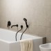 Змішувач прихованого монтажу для ванни/душу Hansgrohe Vernis Blend 71466670 чорний матовий
