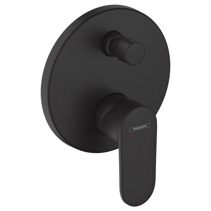 Змішувач прихованого монтажу для ванни/душу Hansgrohe Vernis Blend 71466670 чорний матовий