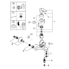 Змішувач для ванни Grohe Start Flow 23772000
