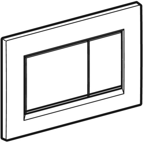 Клавіша змиву Geberit Sigma20 square 115.883.KH.1 хром