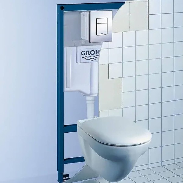 Інсталяція для унітаза Grohe Rapid SL 3873200A 4-в-1 з клавішею Skate Cosmopolitan хром