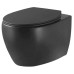 Унітаз підвісний Devit Acqua 3020155B безобідковий з сидінням slim, soft-close, quickfix