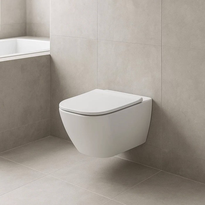 Унітаз підвісний Geberit Smyle Square 500.683.00.2 Rimfree, із сидінням Soft Close