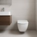 Унітаз підвісний Geberit Smyle Square 500.683.00.2 Rimfree, із сидінням Soft Close