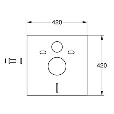 Звукоізолююча прокладка Grohe 37131000