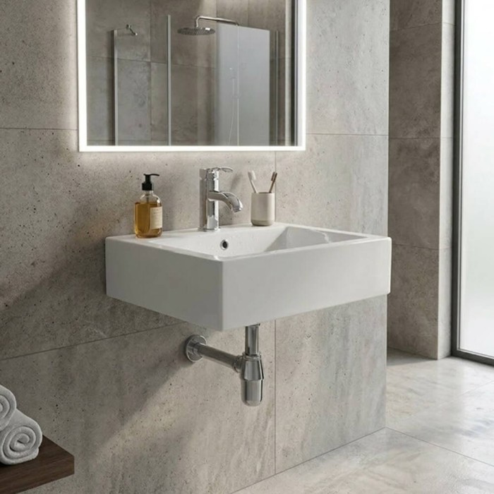 Раковина Devit Quadra 1510132 53 см