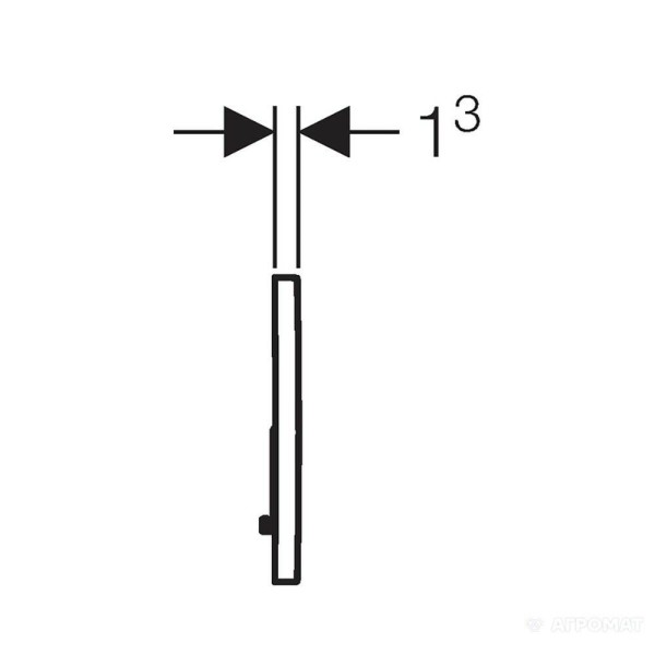 Клавіша змиву Geberit Sigma01 round 115.770.11.5 білий