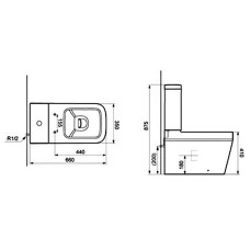 Кришка для бачка Devit Optima 3014130 до компакту 3010130