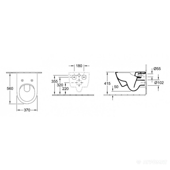 Унітаз підвісний Villeroy&Boch Subway 2.0 5614R001