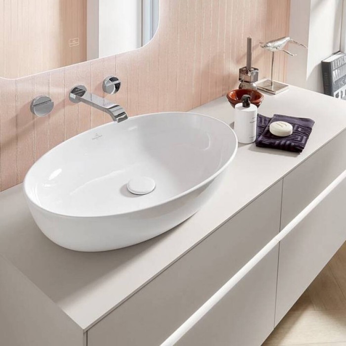 Раковина Villeroy&Boch Artis 41986101 61 см без переливу та без отвору під змішувач