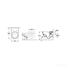 Унітаз підвісний Villeroy&Boch Subway 2.0 5614R0S5, DirectFlush із сидінням Soft Close