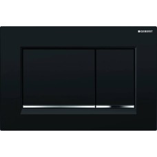 Клавіша змиву Geberit Sigma20 square 115.883.KM.1 чорний/хром