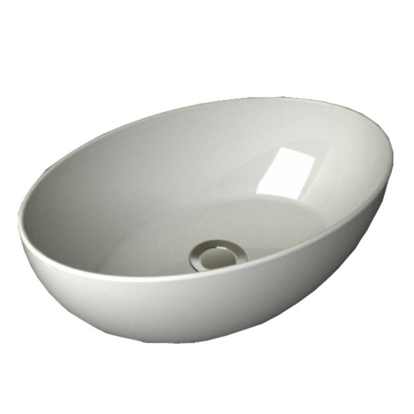 Раковина Devit Ovale 1513136 тонкостінна на стільницю
