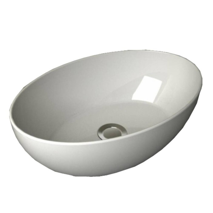 Раковина Devit Ovale 1513136 тонкостінна на стільницю