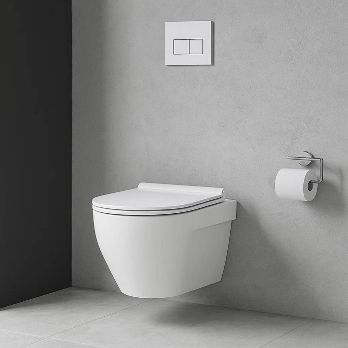 Унітаз підвісний Devit Laguna 3020110 Clean Pro з сидінням soft-close, quick-fix Унітаз підвісний Devit Laguna 3020110 Clean Pro з сидінням soft-close, quick-fix