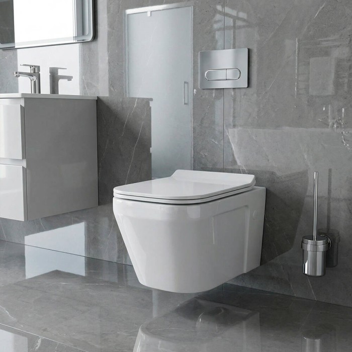 Унітаз підвісний Devit UP 3020120 Clean Pro з сидінням soft-close, quick-fix Унітаз підвісний Devit UP 3020120 Clean Pro з сидінням soft-close, quick-fix