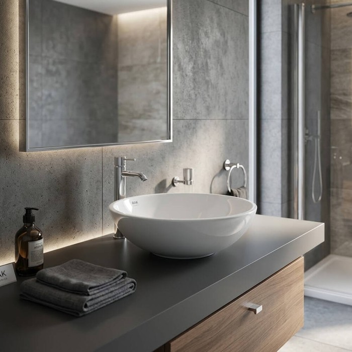 Раковина RAK Ceramics Diana OC72AWHA 42 см на стільницю