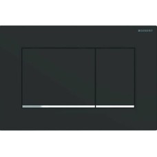 Клавіша змиву Geberit Sigma20 square 115.883.14.1 чорний/хром