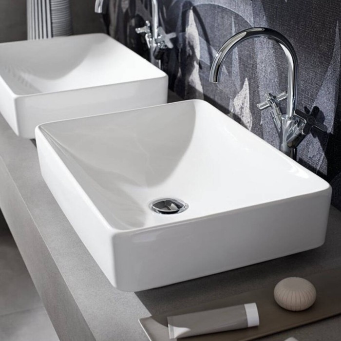 Раковина Geberit VariForm 500.779.01.2 55 см на стільницю без переливу