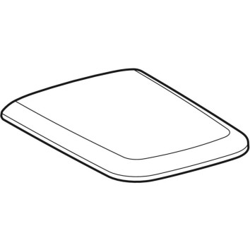Кришка для унітазу Geberit iCon Square 571910000 Soft-Close