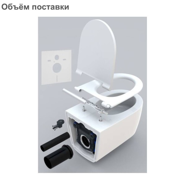 Унітаз підвісний Geberit One 500.202.01.1 TurboFlush із сидінням Soft Close