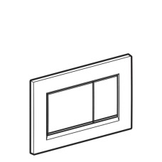 Клавіша змиву Geberit Sigma20 square 115.883.16.1 чорний