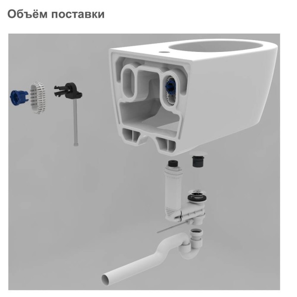 Біде підвісне Geberit One 500.690.01.1 з покриттям KeraTect