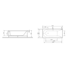 Каркас для ванни AM.PM Spirit W72A-170-070W-R2 170х70 см