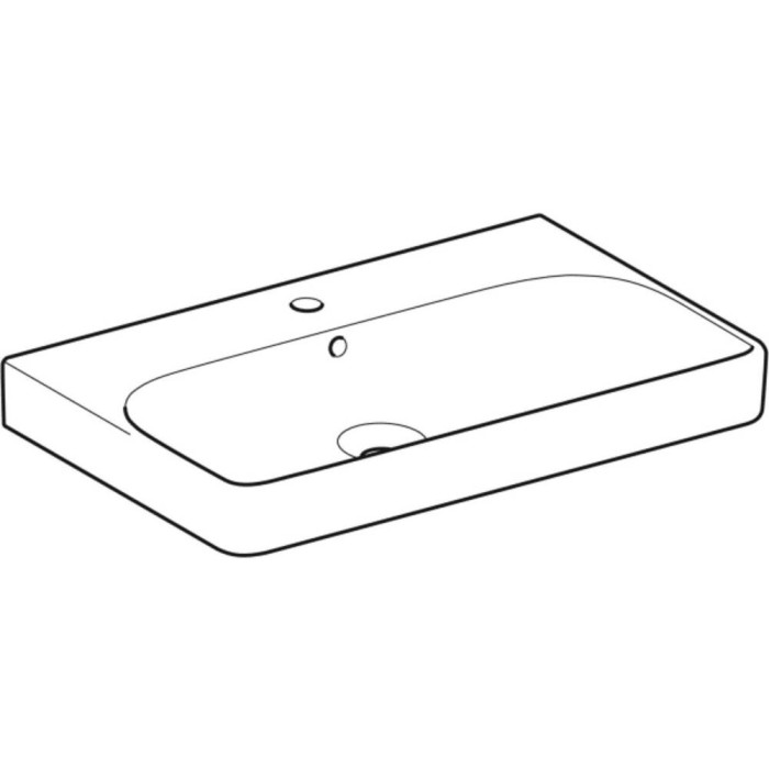 Раковина Geberit Smyle Square 500.249.01.1 75 см