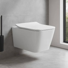 Унітаз підвісний Devit Linea 3040120 безобідковий з сидінням soft-close