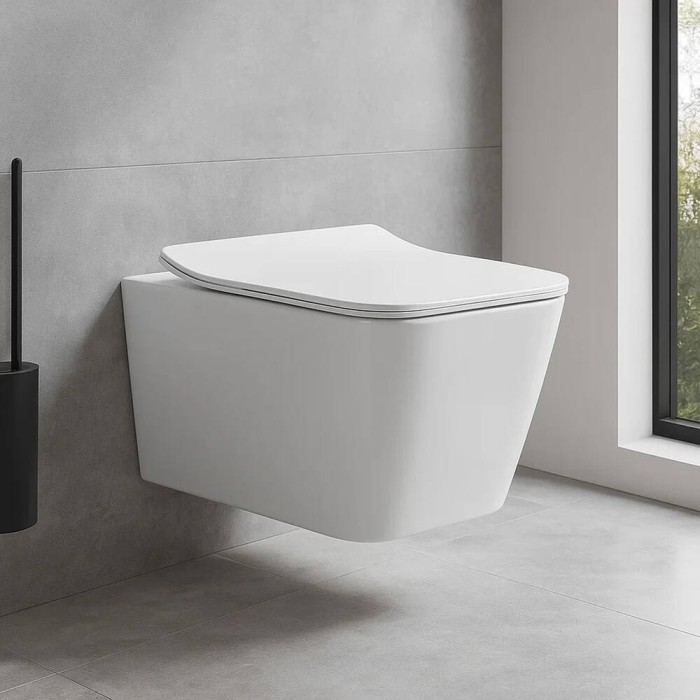 Унітаз підвісний Devit Linea 3040120 безобідковий з сидінням soft-close