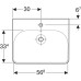 Раковина Geberit Smyle Square 500.229.01.1 60 см